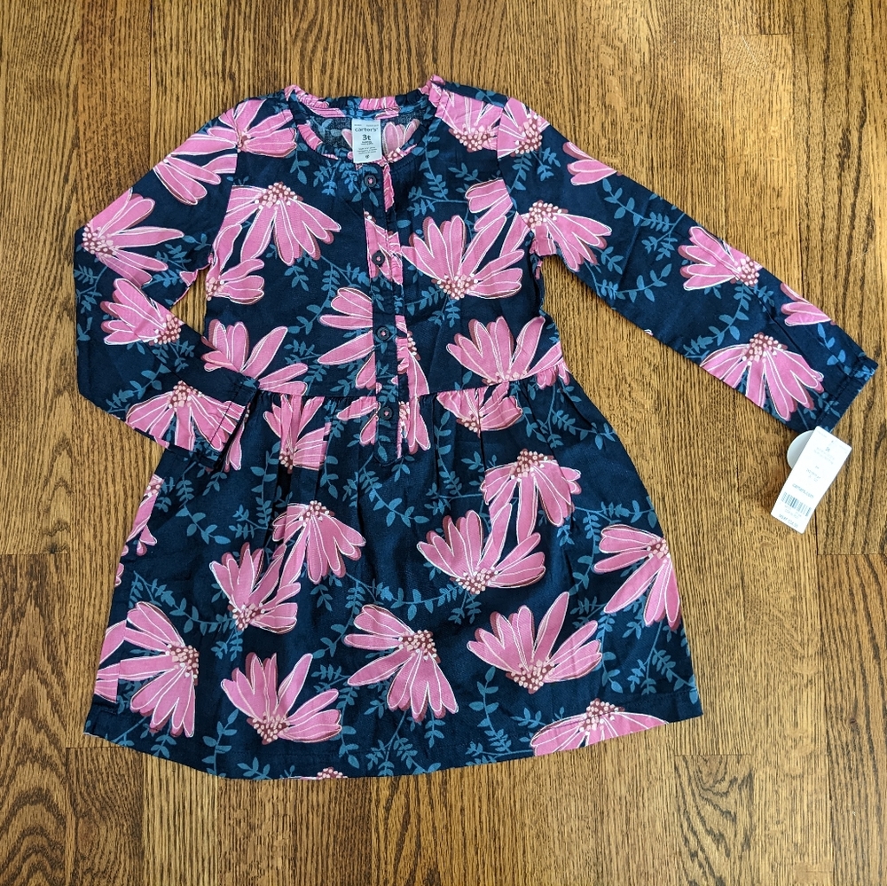 NWT Pink Floral Dress
